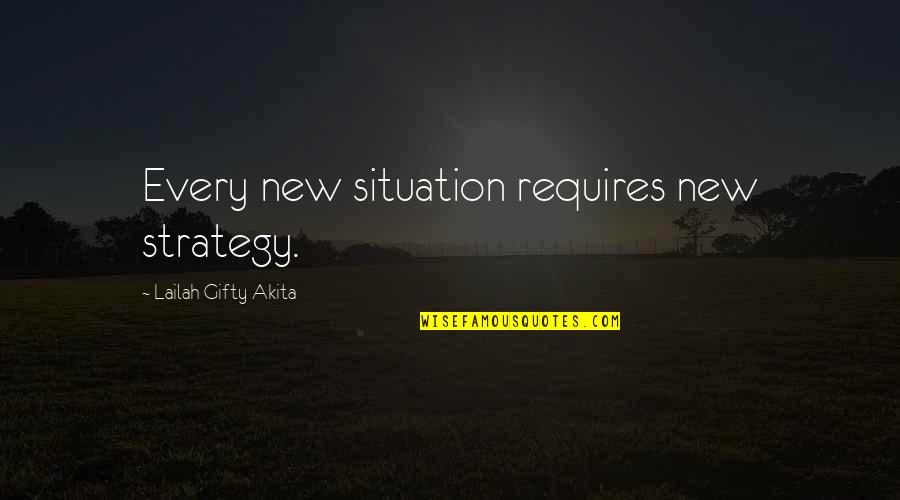 Alcamim Automacao Quotes By Lailah Gifty Akita: Every new situation requires new strategy. Alcamim Automacao Quotes By Lailah Gifty Akita: Every new situation requires new strategy.
