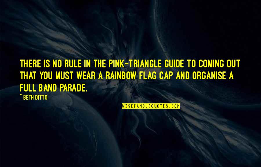 Aldiran Quotes By Beth Ditto: There is no rule in the pink-triangle guide