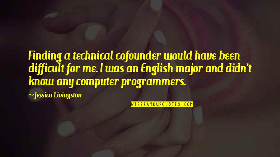 Aldurazyme Quotes By Jessica Livingston: Finding a technical cofounder would have been difficult Aldurazyme Quotes By Jessica Livingston: Finding a technical cofounder would have been difficult