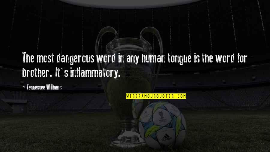 Alesse Vs Lo Quotes By Tennessee Williams: The most dangerous word in any human tongue Alesse Vs Lo Quotes By Tennessee Williams: The most dangerous word in any human tongue