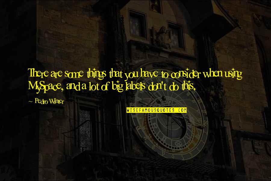 Alexander Glazunov Quotes By Pedro Winter: There are some things that you have to Alexander Glazunov Quotes By Pedro Winter: There are some things that you have to