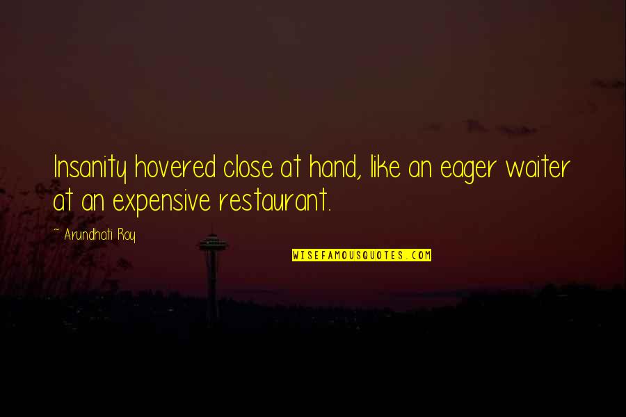 Alexander Luria Quotes By Arundhati Roy: Insanity hovered close at hand, like an eager