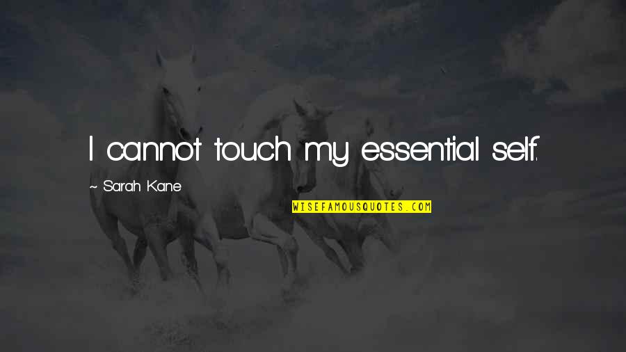 Alexopoulos Furniture Quotes By Sarah Kane: I cannot touch my essential self.