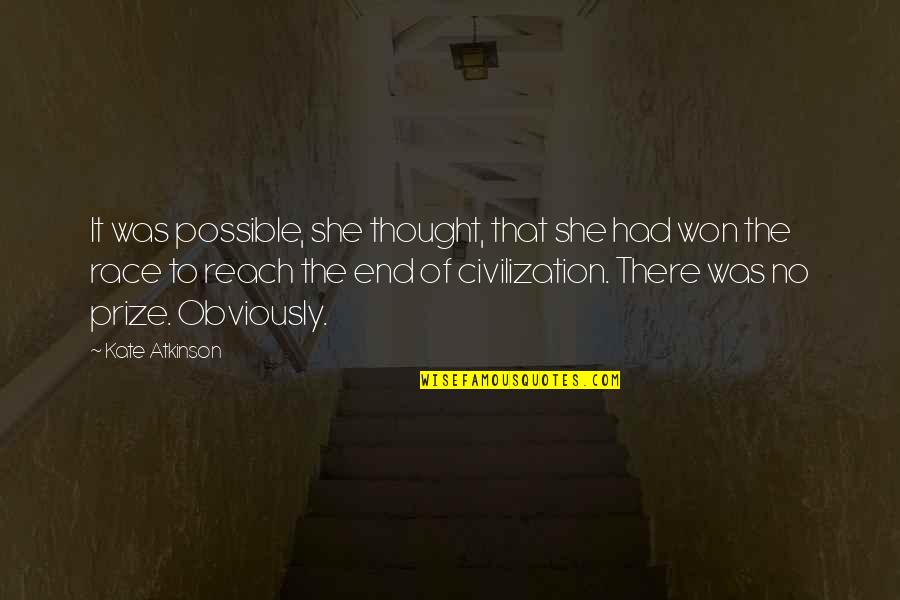 Alfreds Pizza Quotes By Kate Atkinson: It was possible, she thought, that she had Alfreds Pizza Quotes By Kate Atkinson: It was possible, she thought, that she had