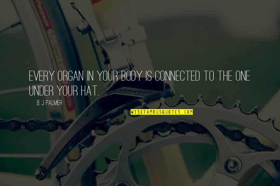 Alice Beineke Quotes By B. J. Palmer: Every organ in your body is connected to