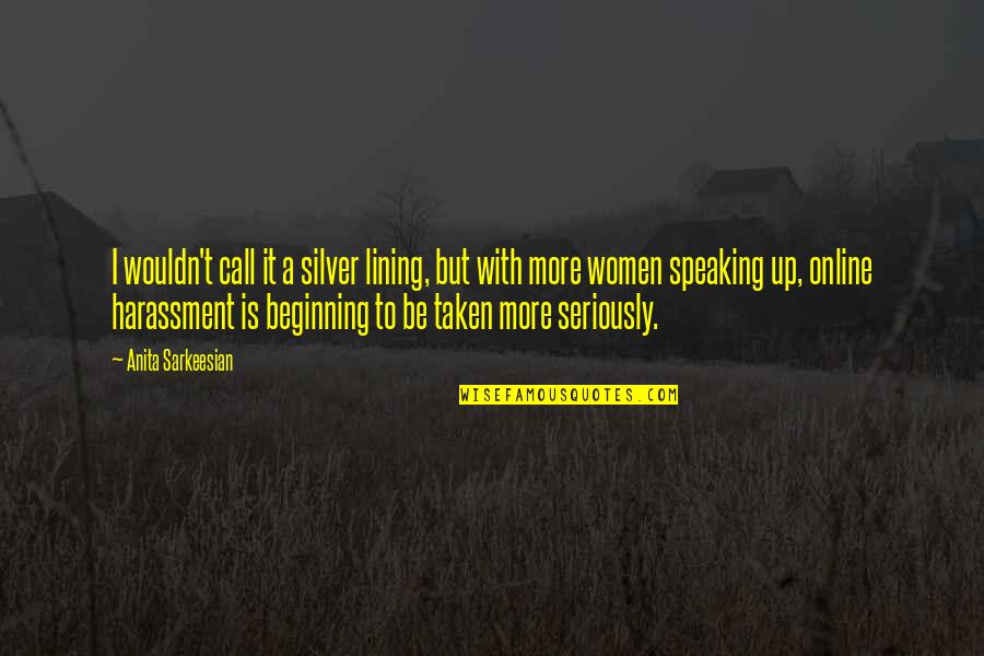 Alice Jasper Quotes By Anita Sarkeesian: I wouldn't call it a silver lining, but Alice Jasper Quotes By Anita Sarkeesian: I wouldn't call it a silver lining, but