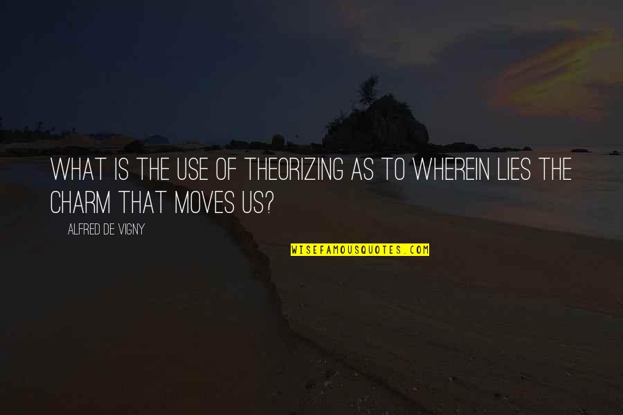 Alinor Fireplace Quotes By Alfred De Vigny: What is the use of theorizing as to