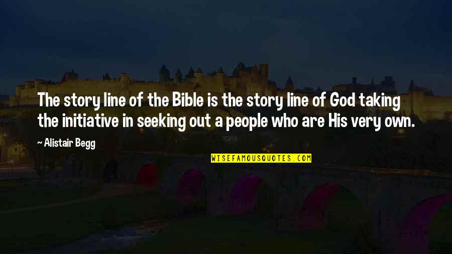 Alistair Begg Quotes By Alistair Begg: The story line of the Bible is the