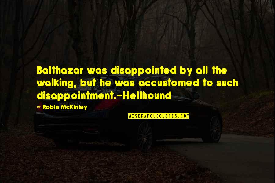 All Horse Quotes By Robin McKinley: Balthazar was disappointed by all the walking, but