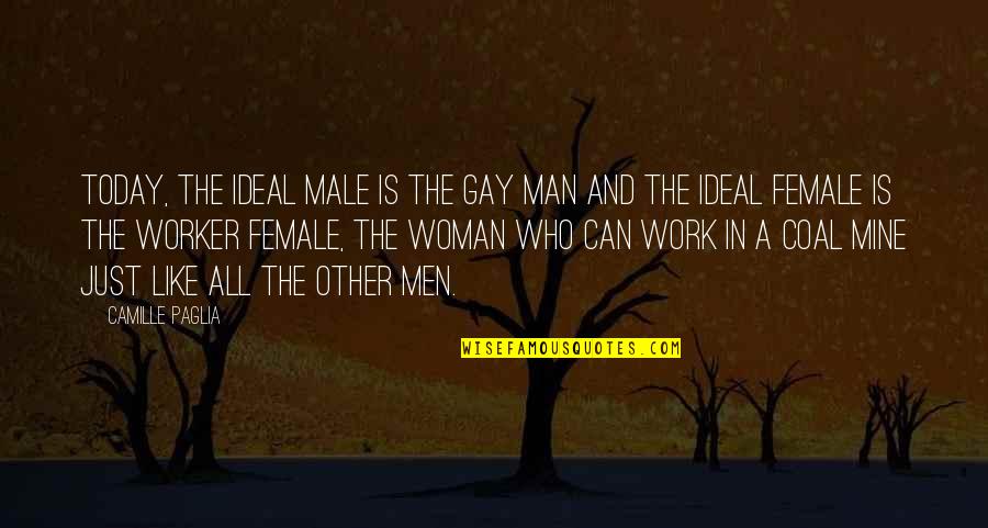 All Mine Quotes By Camille Paglia: Today, the ideal male is the gay man All Mine Quotes By Camille Paglia: Today, the ideal male is the gay man