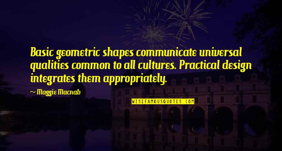 All Universal Quotes By Maggie Macnab: Basic geometric shapes communicate universal qualities common to