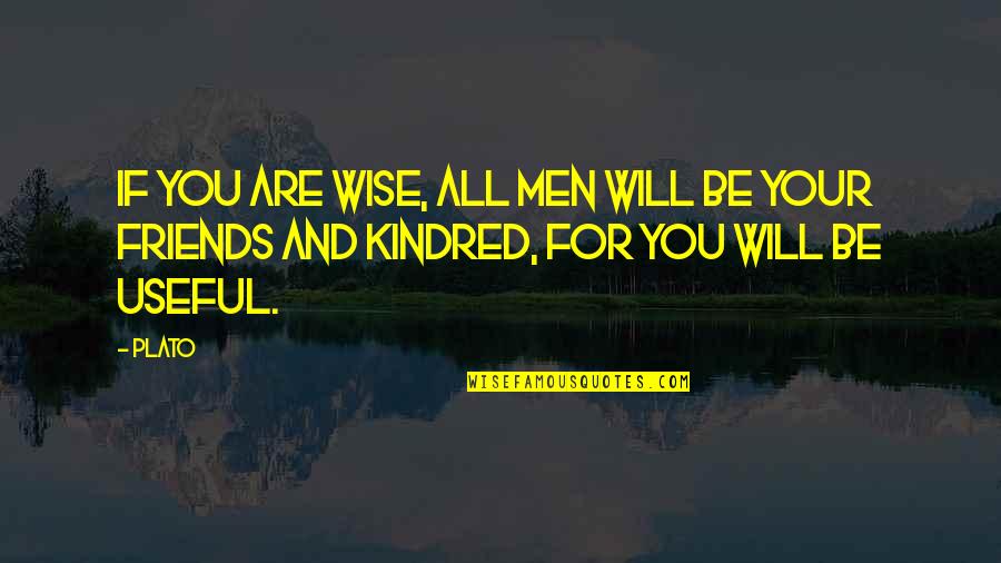 All Your Friends Quotes By Plato: If you are wise, all men will be