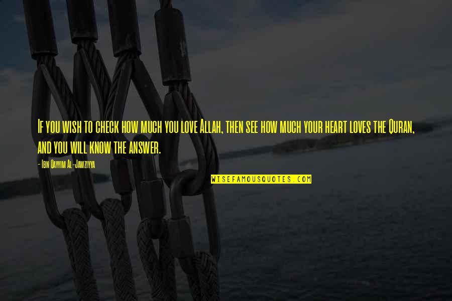 Allah In My Heart Quotes By Ibn Qayyim Al-Jawziyya: If you wish to check how much you Allah In My Heart Quotes By Ibn Qayyim Al-Jawziyya: If you wish to check how much you