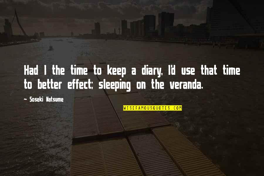 Allan Pettersson Quotes By Soseki Natsume: Had I the time to keep a diary,