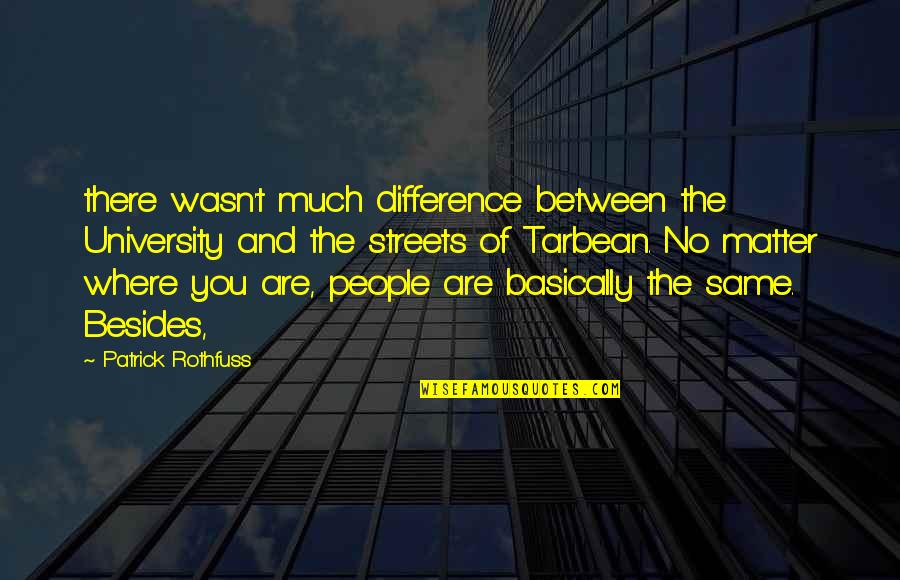 Allbritten Heating Quotes By Patrick Rothfuss: there wasn't much difference between the University and
