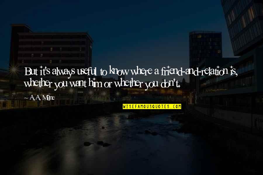 Allegra Versace Quotes By A.A. Milne: But it's always useful to know where a Allegra Versace Quotes By A.A. Milne: But it's always useful to know where a