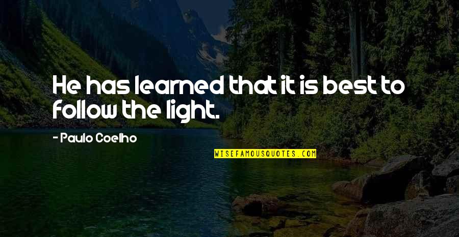 Allelon Ruggiero Quotes By Paulo Coelho: He has learned that it is best to Allelon Ruggiero Quotes By Paulo Coelho: He has learned that it is best to