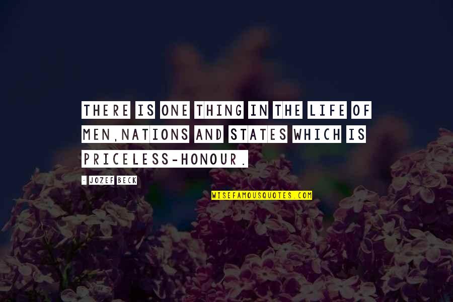 Allness Quotes By Jozef Beck: There is one thing in the life of