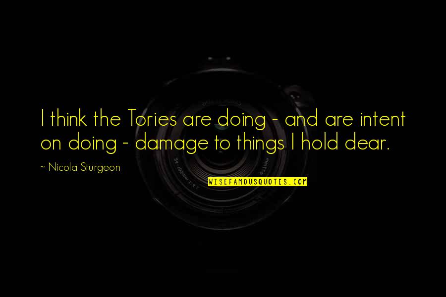Almaas Shaikh Quotes By Nicola Sturgeon: I think the Tories are doing - and Almaas Shaikh Quotes By Nicola Sturgeon: I think the Tories are doing - and