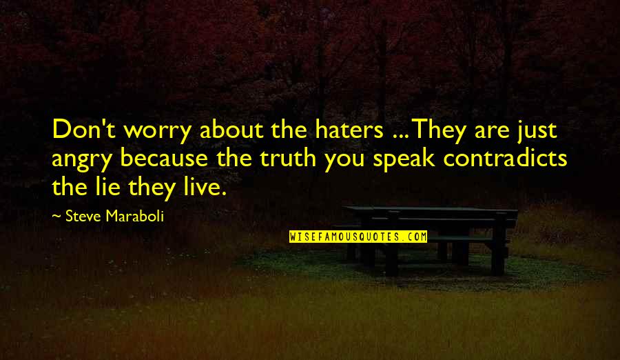 Alone In Sea Beach Quotes By Steve Maraboli: Don't worry about the haters ... They are