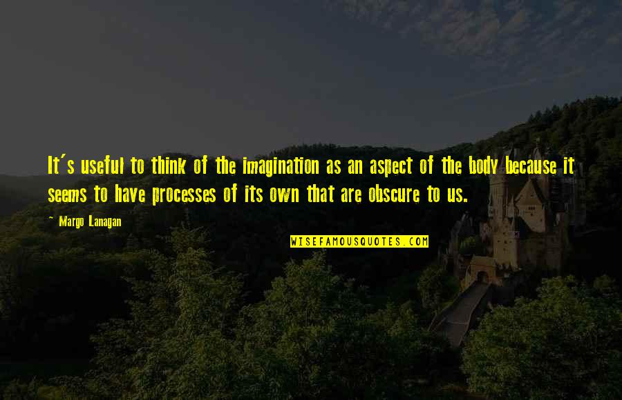 Aloof Quotes Quotes By Margo Lanagan: It's useful to think of the imagination as