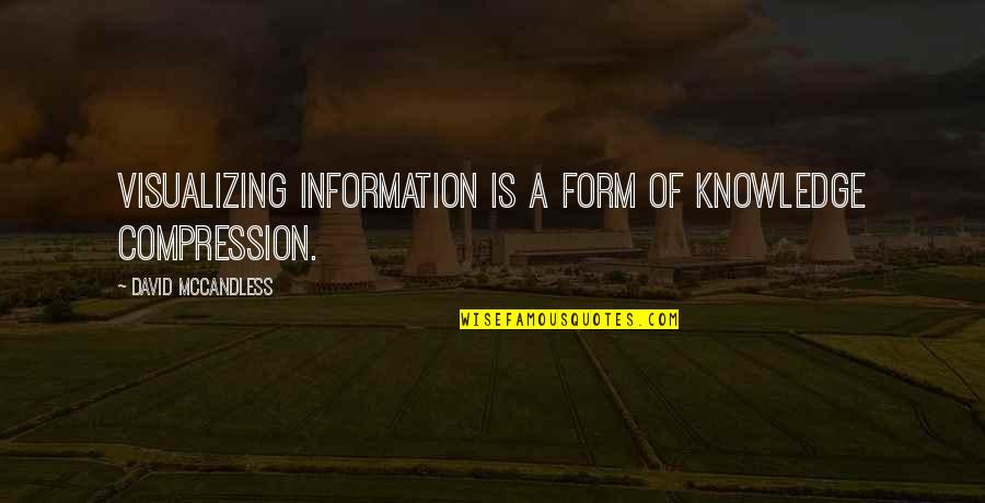 Alpha Gamma Rho Quotes By David McCandless: Visualizing information is a form of knowledge compression.