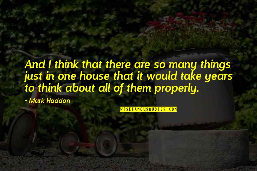 Alshammari Quotes By Mark Haddon: And I think that there are so many