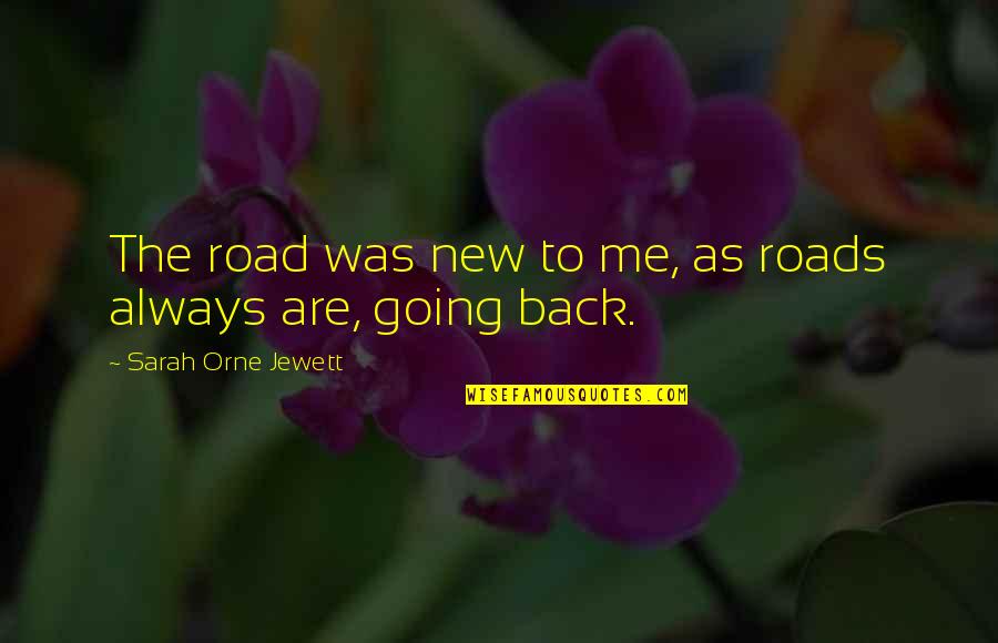 Always Going Back To Your Ex Quotes By Sarah Orne Jewett: The road was new to me, as roads