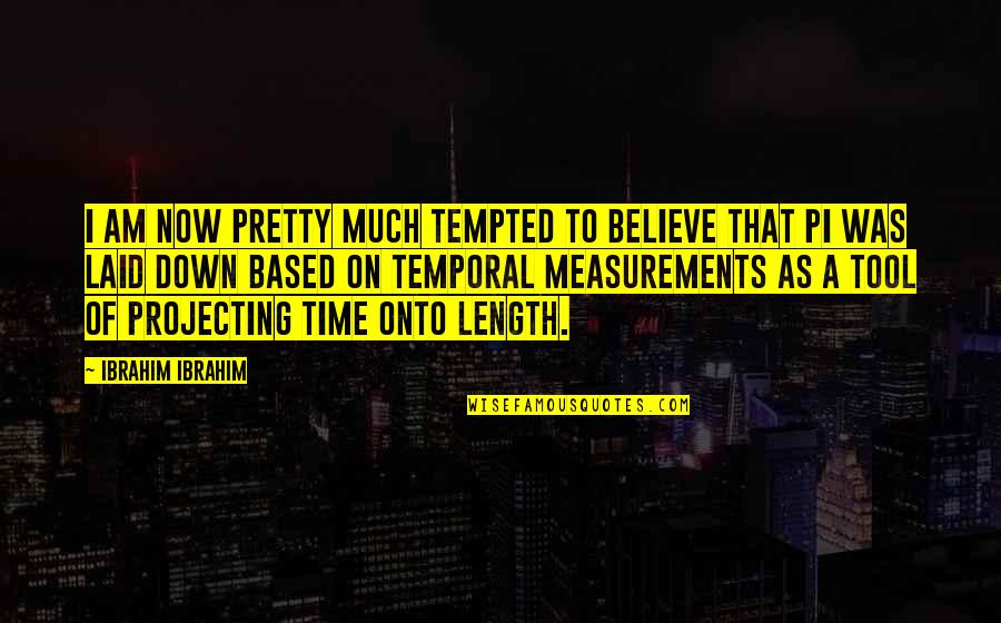Am I Pretty Quotes By Ibrahim Ibrahim: I am now pretty much tempted to believe