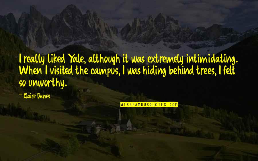 Amalthea Pronunciation Quotes By Claire Danes: I really liked Yale, although it was extremely Amalthea Pronunciation Quotes By Claire Danes: I really liked Yale, although it was extremely