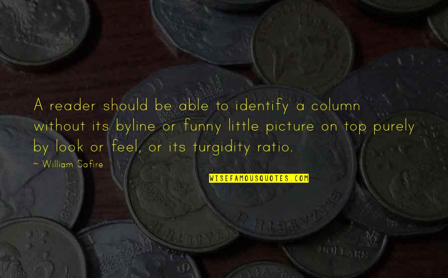 Amanullah Stage Quotes By William Safire: A reader should be able to identify a Amanullah Stage Quotes By William Safire: A reader should be able to identify a