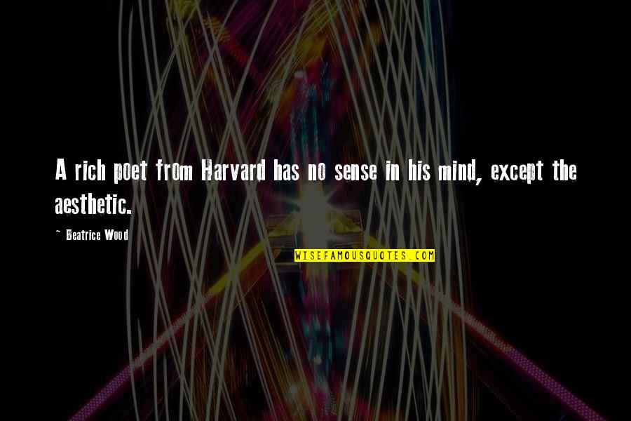 Amar La Vida Quotes By Beatrice Wood: A rich poet from Harvard has no sense