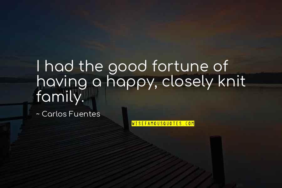 Amasses Quotes By Carlos Fuentes: I had the good fortune of having a