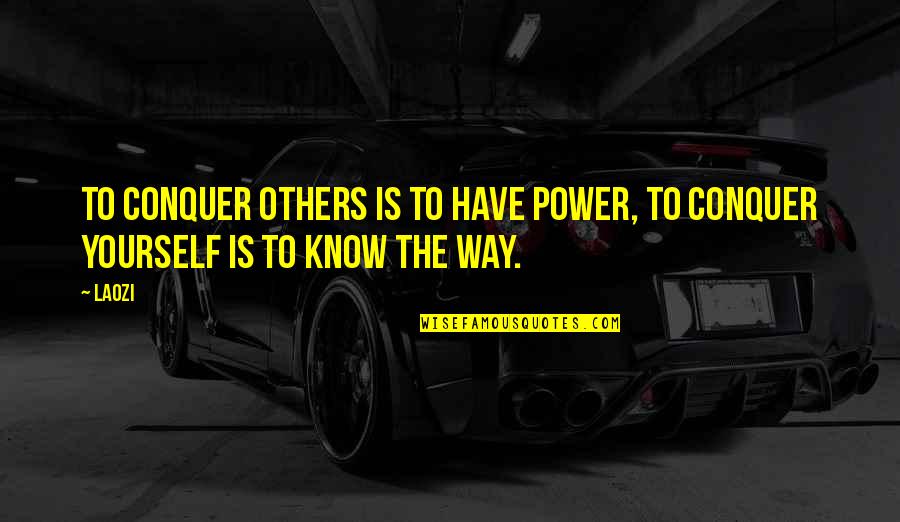 Amaury De Riencourt Quotes By Laozi: To conquer others is to have power, to