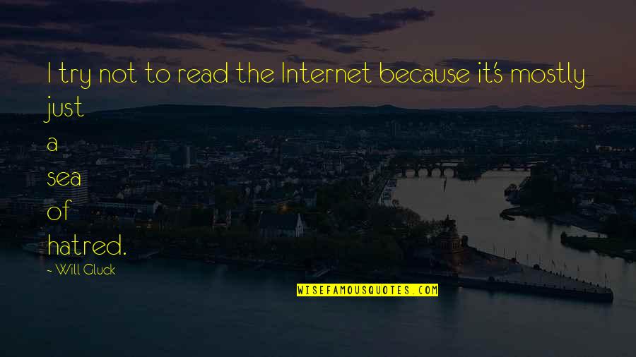 Amazing Spider Man 2 Quotes By Will Gluck: I try not to read the Internet because