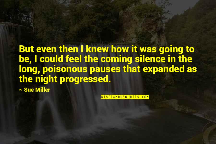 Ambiental Fm Quotes By Sue Miller: But even then I knew how it was