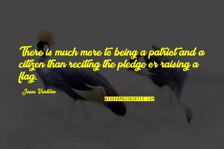 Ambiguedad Quotes By Jesse Ventura: There is much more to being a patriot Ambiguedad Quotes By Jesse Ventura: There is much more to being a patriot