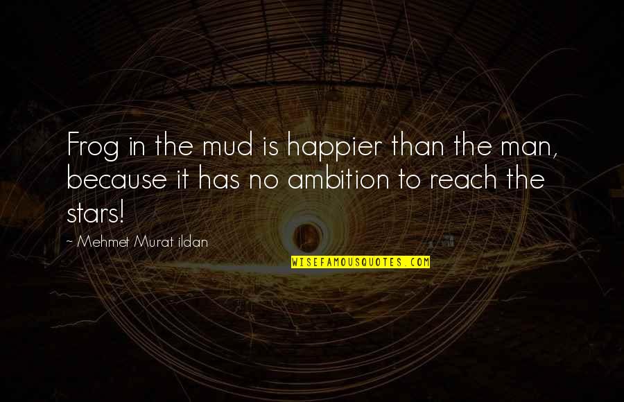 Ambition Quotes By Mehmet Murat Ildan: Frog in the mud is happier than the