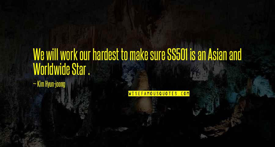 Amelia Maylock Quotes By Kim Hyun-joong: We will work our hardest to make sure
