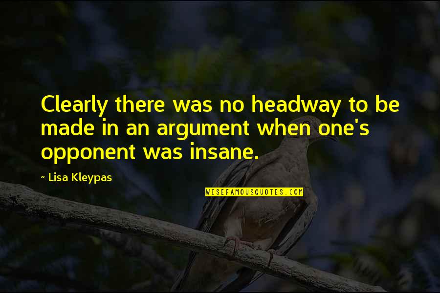 Amelias Thoughts About Leo Quotes By Lisa Kleypas: Clearly there was no headway to be made Amelias Thoughts About Leo Quotes By Lisa Kleypas: Clearly there was no headway to be made