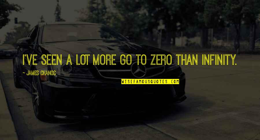 Amigos Con Derechos Quotes By James Chanos: I've seen a lot more go to zero