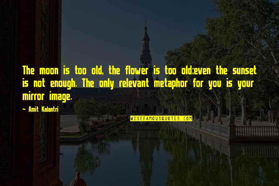 Amit Quotes By Amit Kalantri: The moon is too old, the flower is Amit Quotes By Amit Kalantri: The moon is too old, the flower is