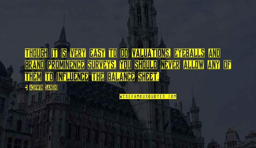 Amity Affliction Quotes By Ashwin Sanghi: Though it is very easy to do valuations, Amity Affliction Quotes By Ashwin Sanghi: Though it is very easy to do valuations,