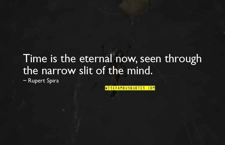 Amowitz Quotes By Rupert Spira: Time is the eternal now, seen through the