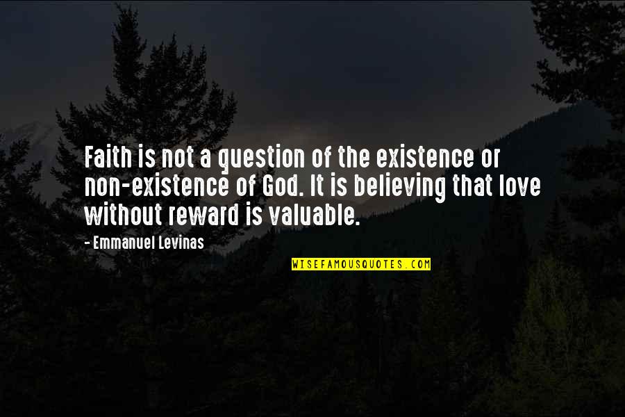Amrani Construction Quotes By Emmanuel Levinas: Faith is not a question of the existence Amrani Construction Quotes By Emmanuel Levinas: Faith is not a question of the existence