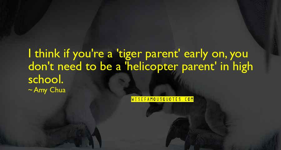 Amy Chua Quotes By Amy Chua: I think if you're a 'tiger parent' early