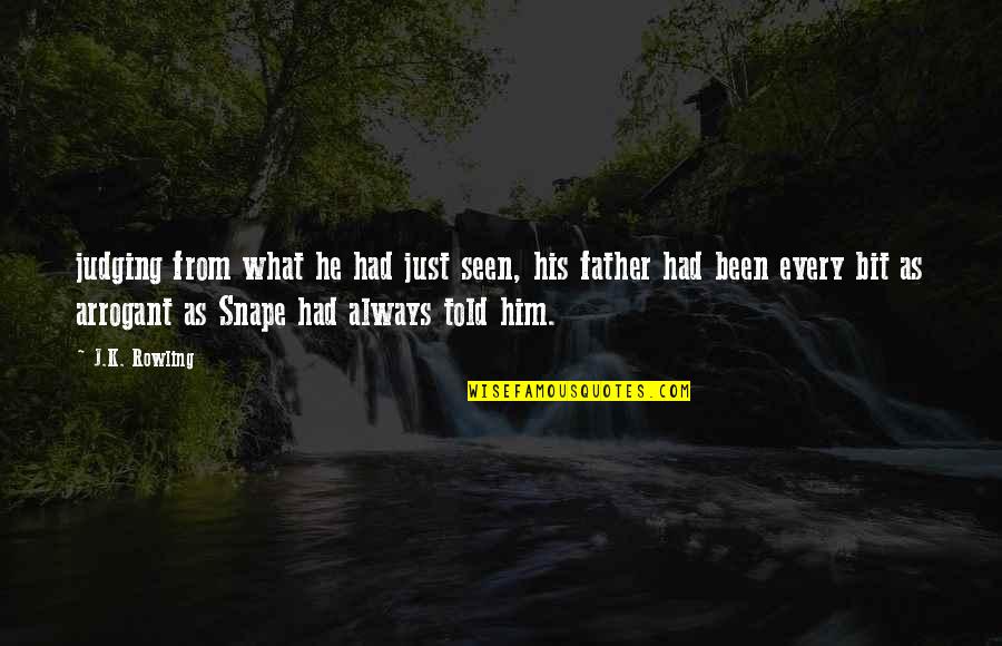 Amystical Quotes By J.K. Rowling: judging from what he had just seen, his