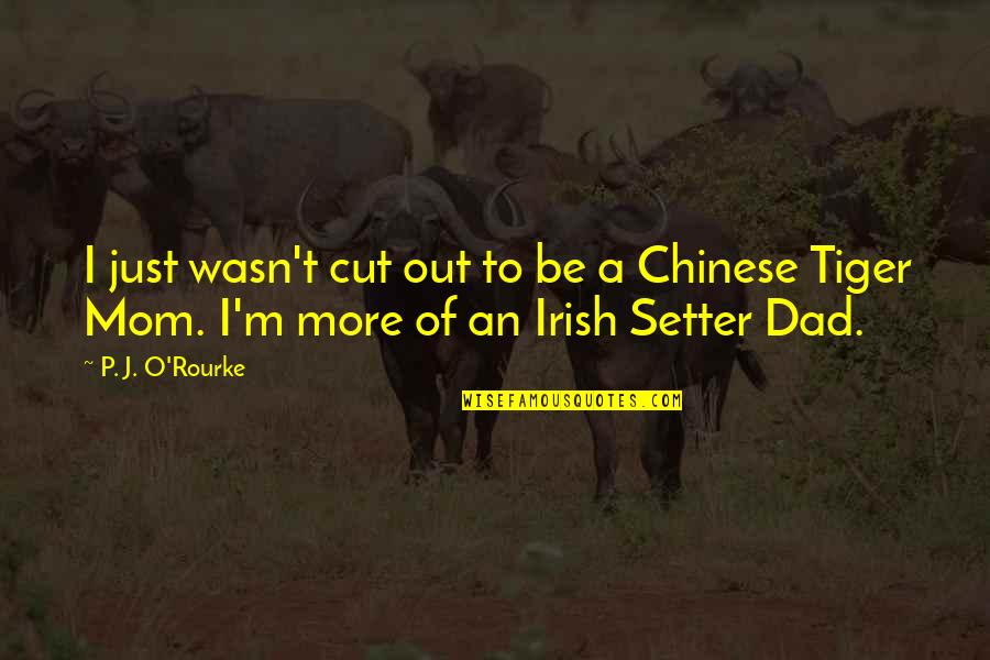 An Irish Quotes By P. J. O'Rourke: I just wasn't cut out to be a