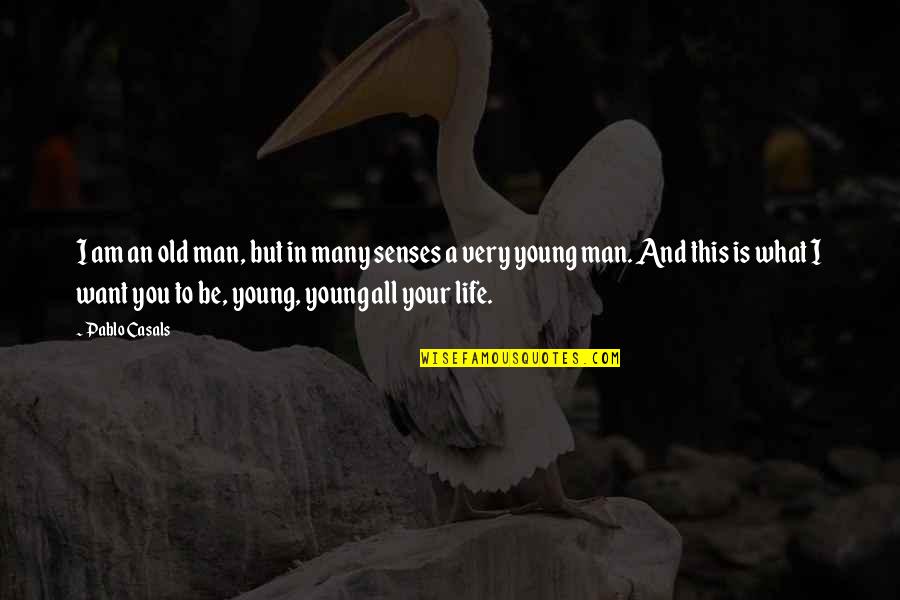 An Old Life Quotes By Pablo Casals: I am an old man, but in many An Old Life Quotes By Pablo Casals: I am an old man, but in many