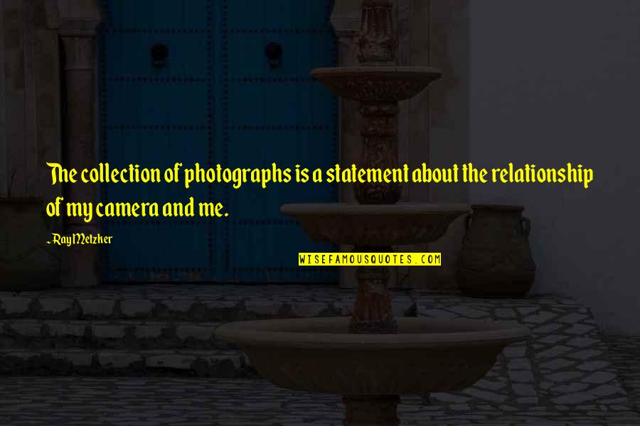 Analysis Othello Quotes By Ray Metzker: The collection of photographs is a statement about